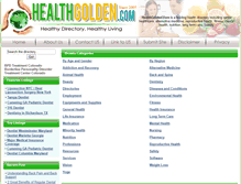 Tablet Screenshot of healthgolden.com